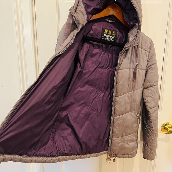 Barbour International Puffer Coat Jacket US Womens 4 - Picture 9 of 16